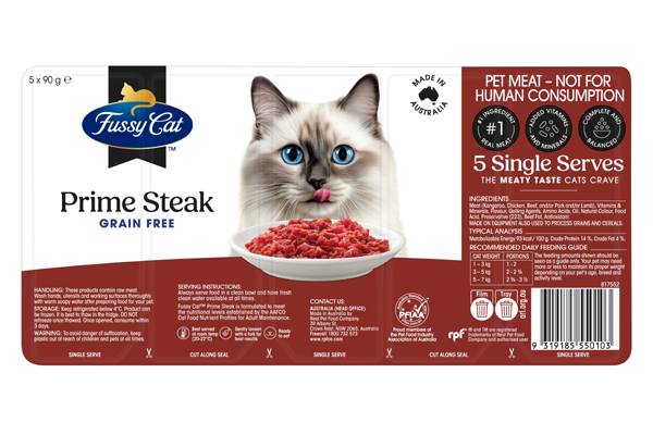 Free Fussycat Cat Food