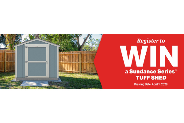 Win a Tuff Shed SR-600