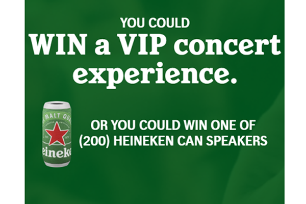 Free Heineken Can Speakers