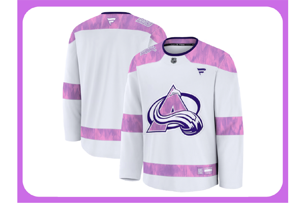Free NHL Hockey Fights Cancer Jersey