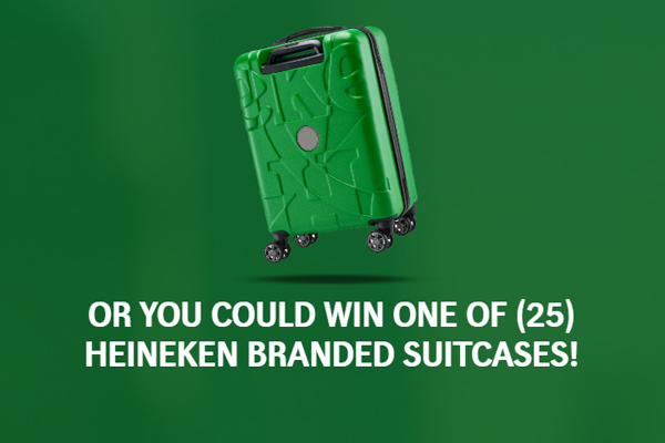 Win 1 of 25 Heineken Suitcases