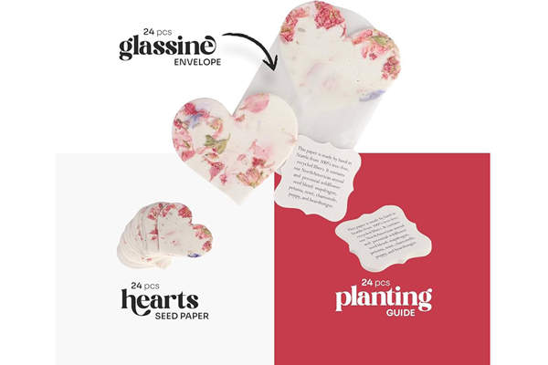 Free Plantable Seed Paper Heart