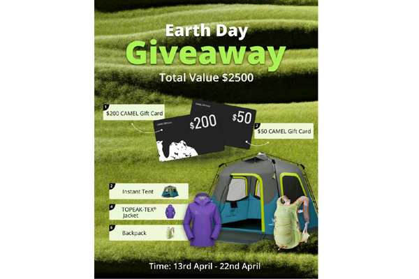 Win 1 of 15 $200 CAMEL Gift Cards
