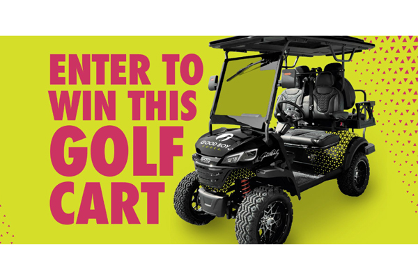 Win a Fully Loaded Golf Cart