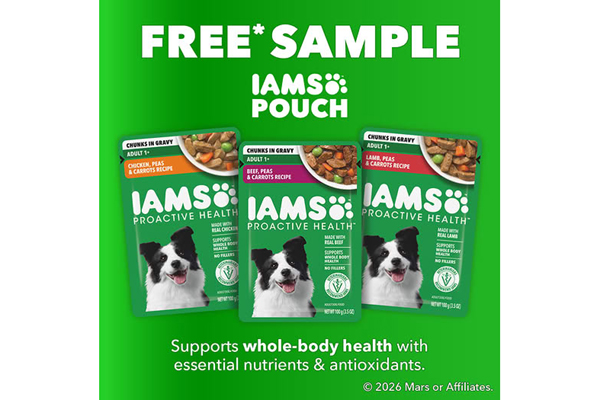Free IAMS™ Wet Pouch
