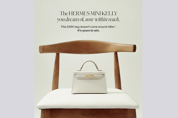 Win a Hermes Mini Kelly Bag