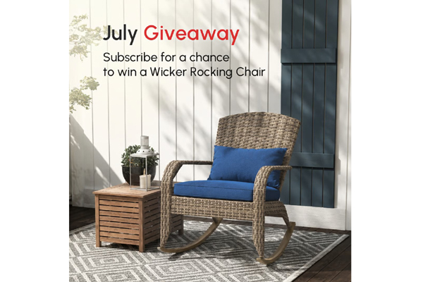 Win a Wicker Rocking Chair