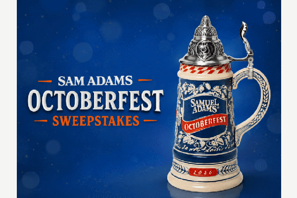 Free Sam Adams Ceramic Stein