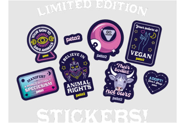 Free Peta Pet Stickers