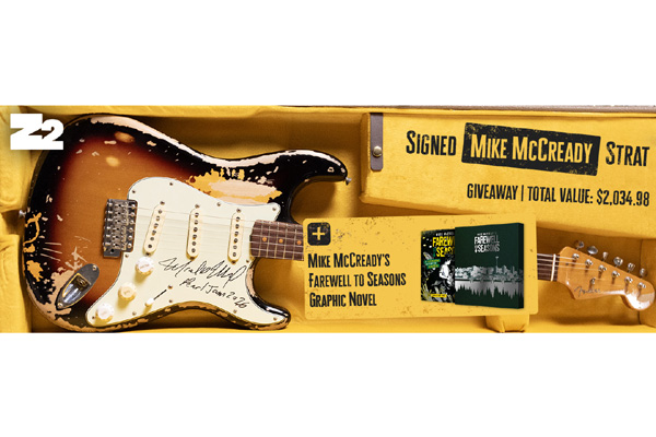 Win a Signed Mike McCready Strat Guitar