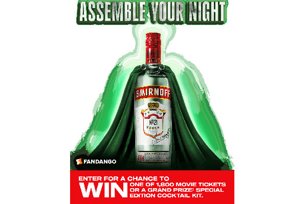 Free SMIRNOFF Marvel Avengers Cocktail Kit