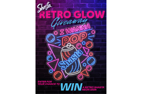 Win a Shasta Neon Sign